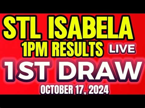 stl isabela today|STL RESULT TODAY, Monday, April 8, 2024 .
